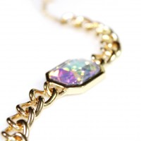 Prism Holo Geo Stone Bracelet 